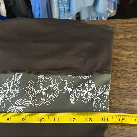 LOLE Sports Dress Stretch Antibacterial Wicking Sleeveless Brown Built-in Bra L - Picture 11 of 11